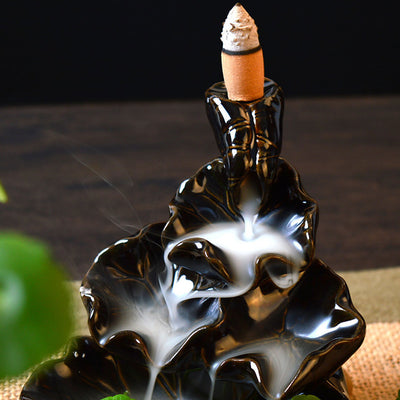 Ceramic Glaze Incense Smoke Cone Burner