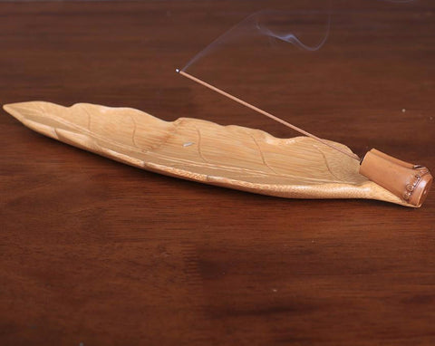 Handmade Bamboo Incense Burner