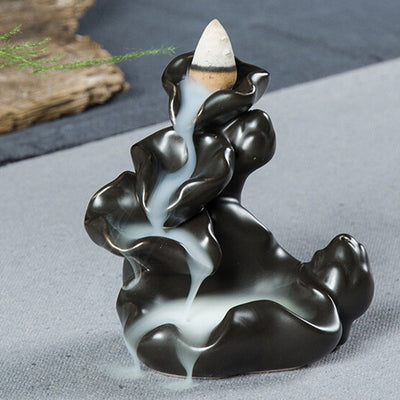 Household Porcelain Back-Flow Ceramic Incense Burner